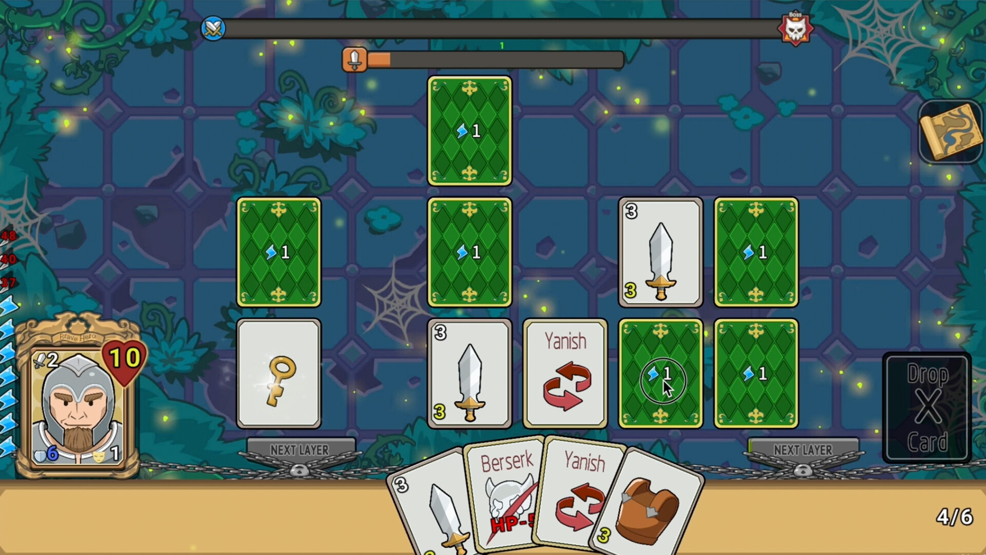 Brave Hero:Puzzle Dungeon Card
