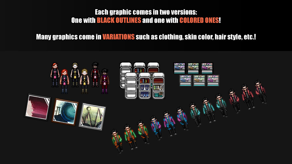 RPG Maker MZ - Futuristic Cities