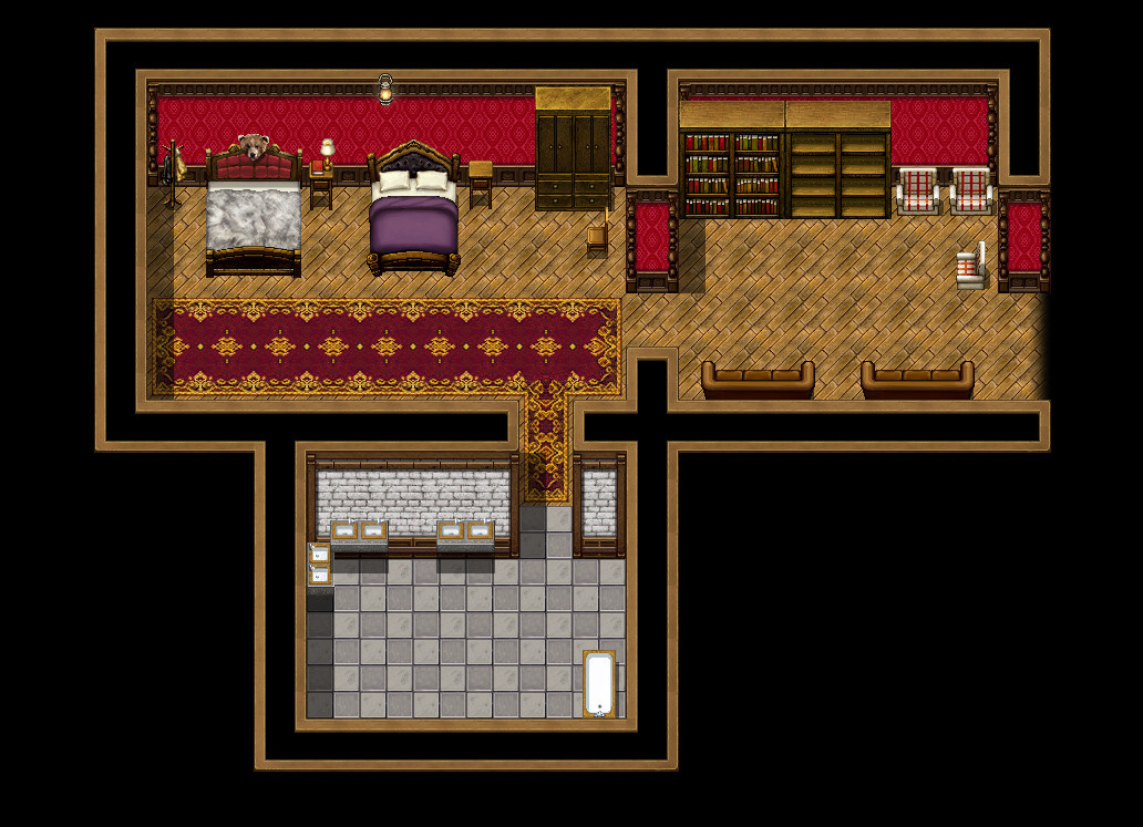 RPG Maker MZ - Town of Seasons - Interiors