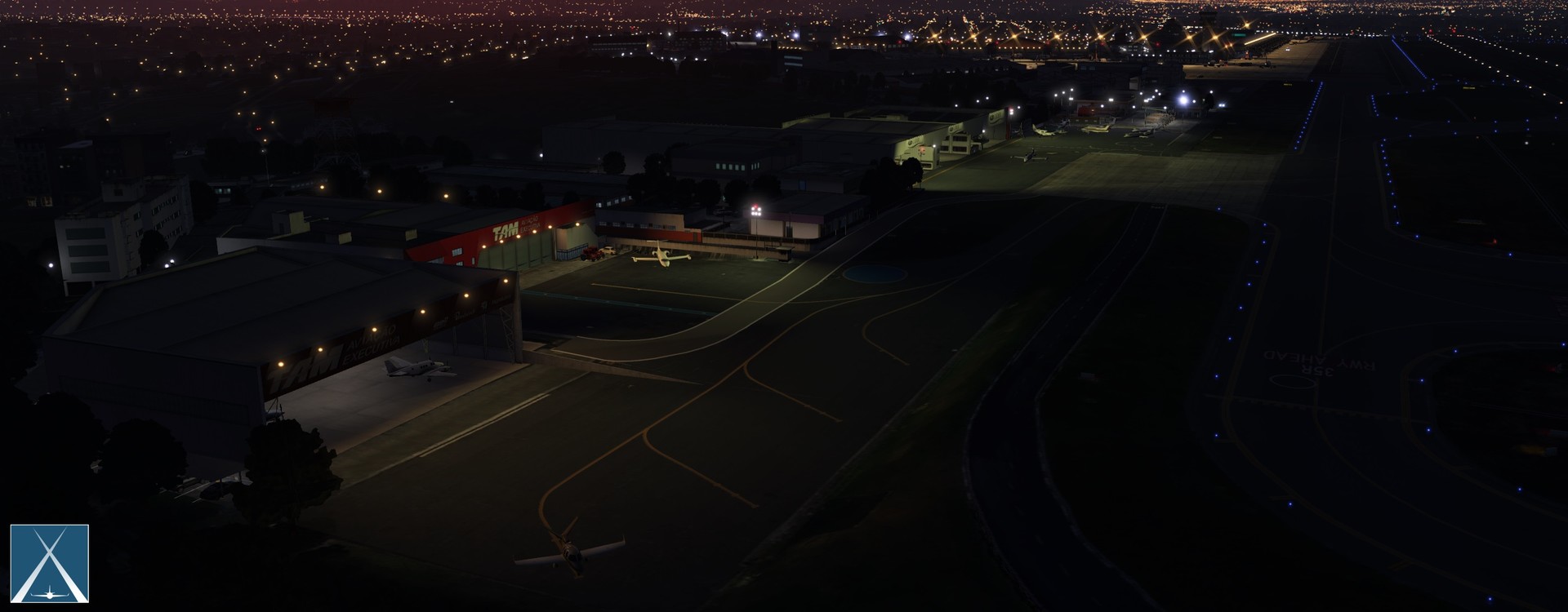 X-Plane 11 - Add-on: Globall Art - SBSP - Congonhas Airport
