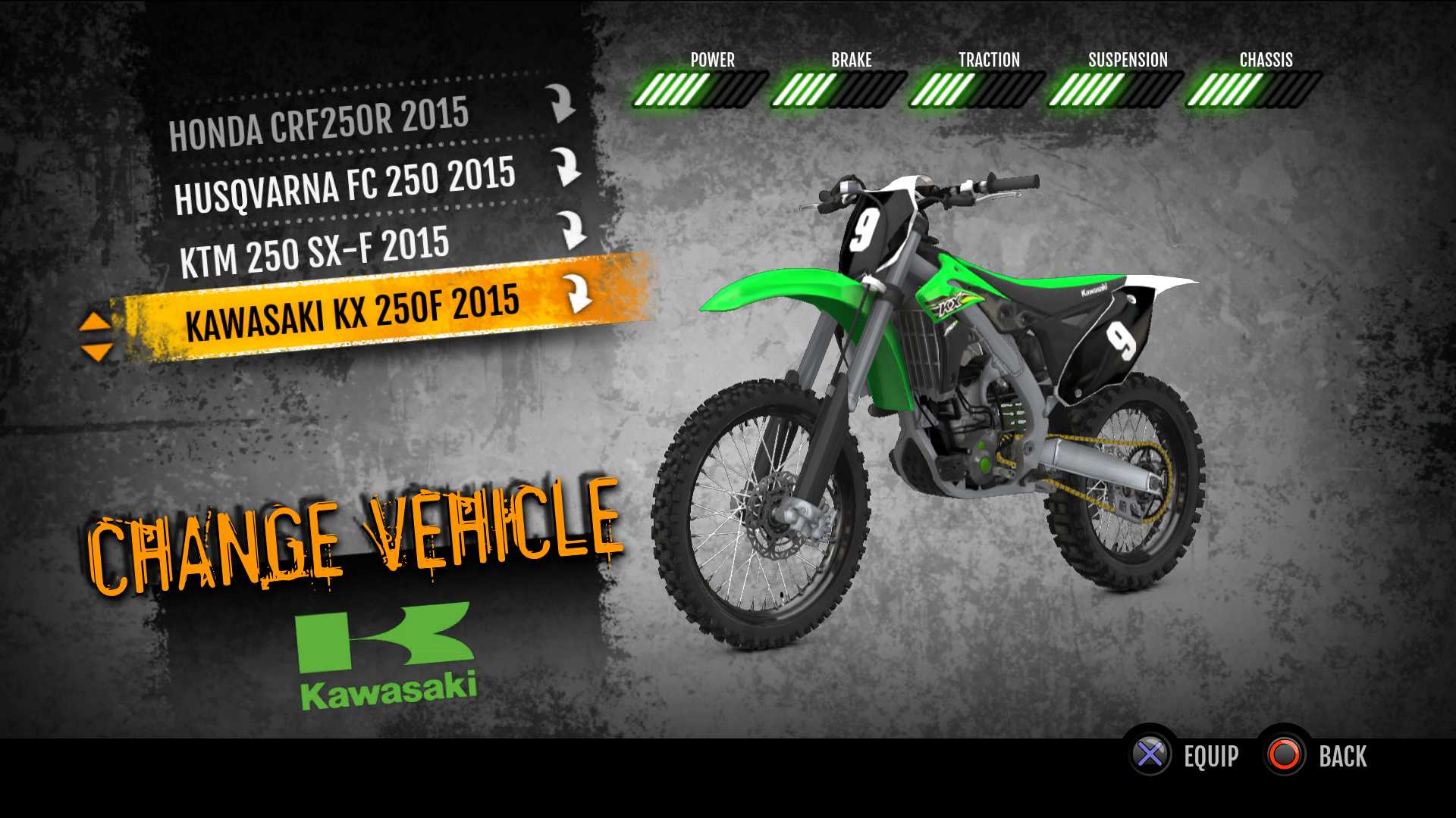 MX vs. ATV Supercross Encore - 2015 Kawasaki KX250F MX