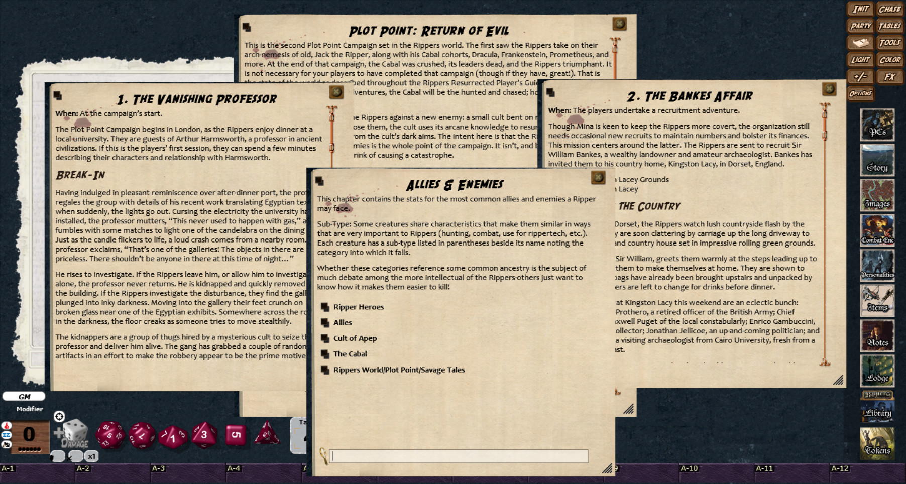 Fantasy Grounds - Savage Worlds - Rippers Resurrected: Game Master's Handbook