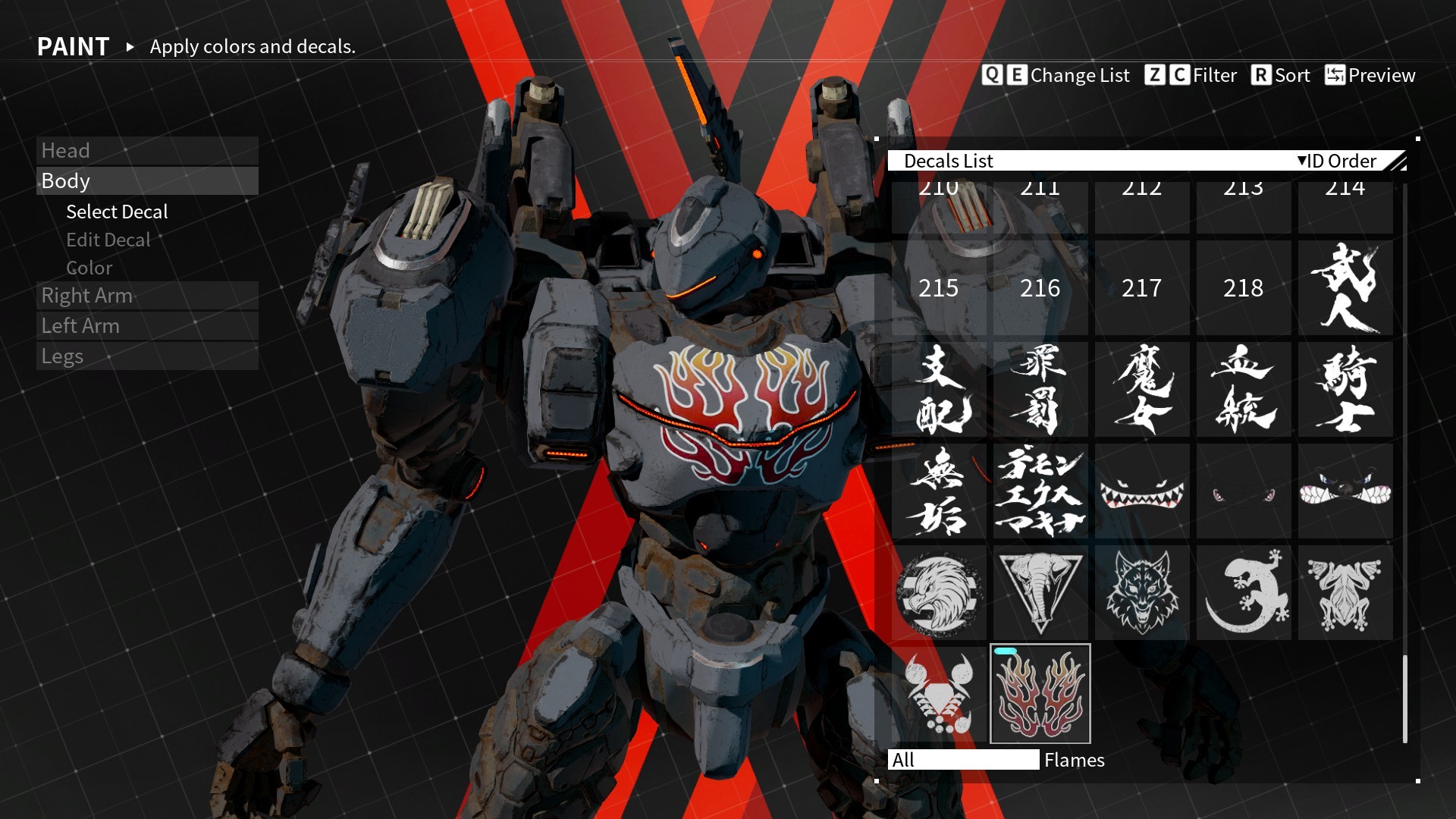 DAEMON X MACHINA - Arsenal Decals Bundle