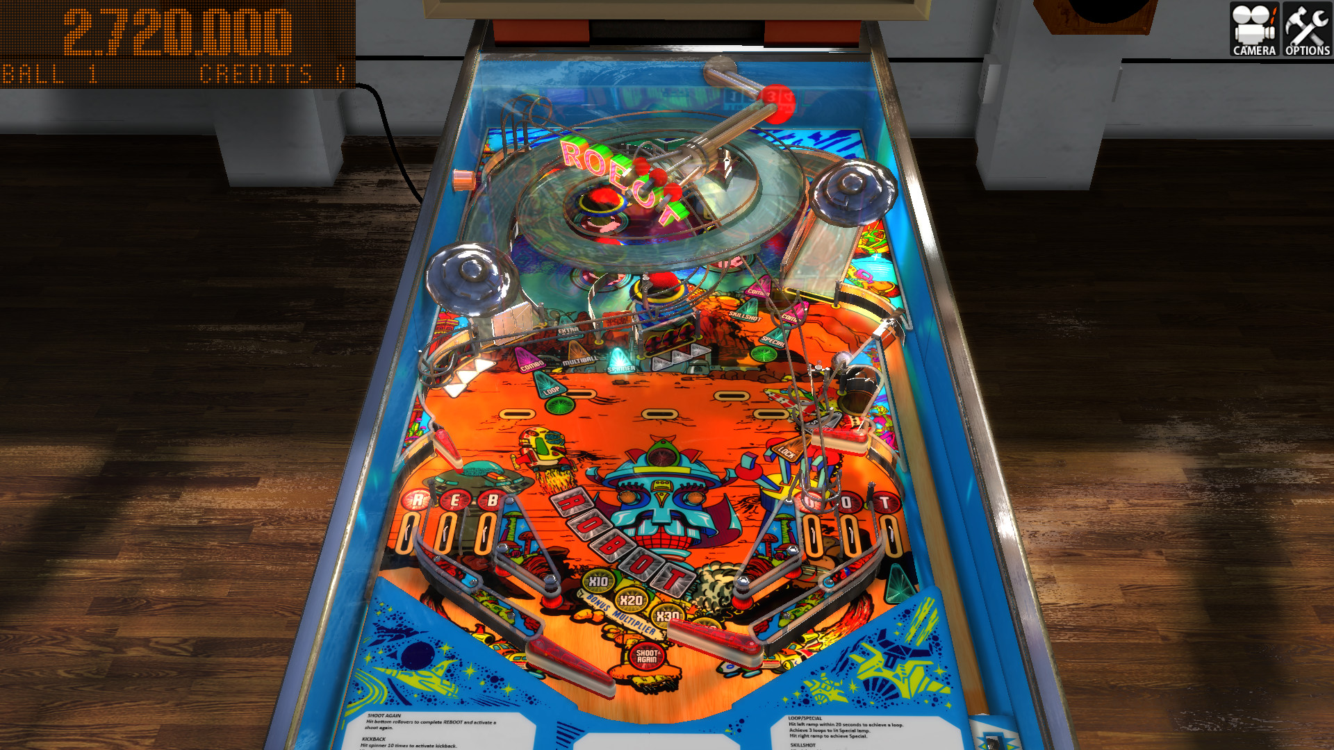 Zaccaria Pinball - Robot 2018 Table