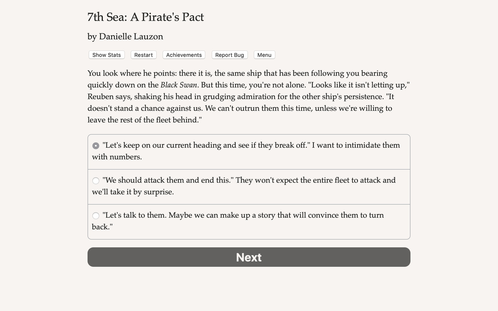 7th Sea: A Pirate's Pact Demo