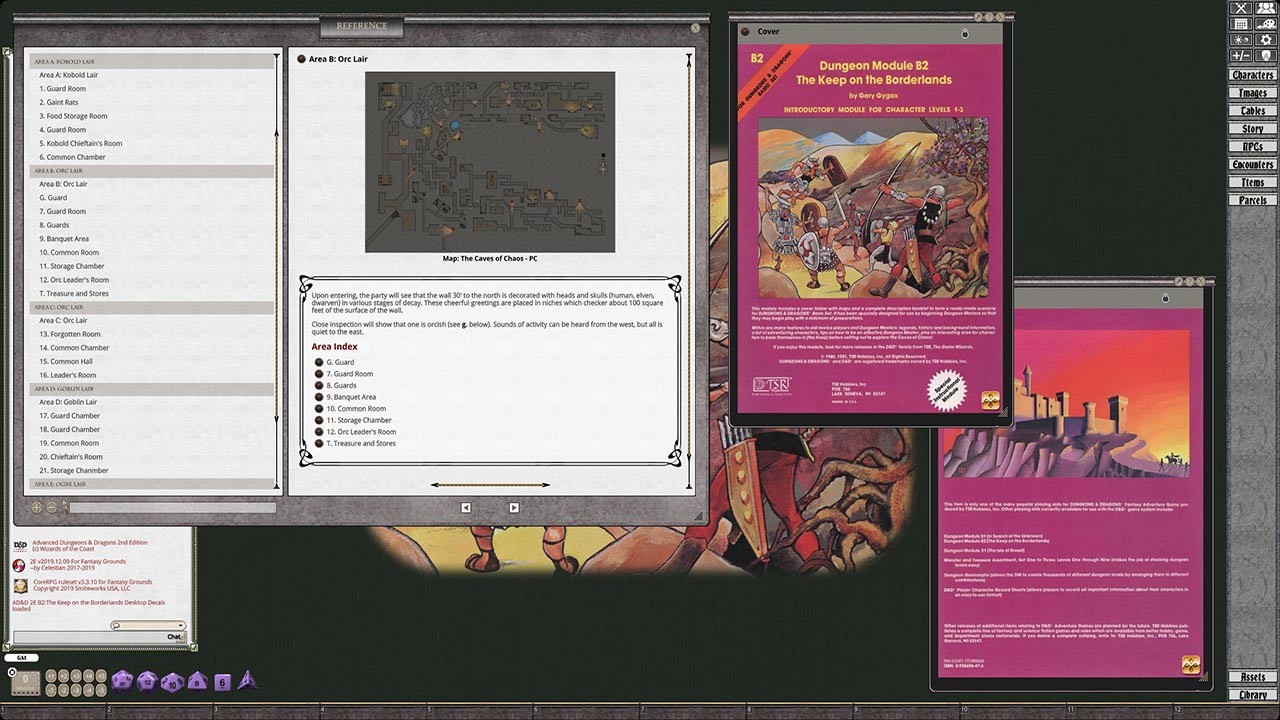 Fantasy Grounds - D&D Classics: B2 The Keep on the Borderlands