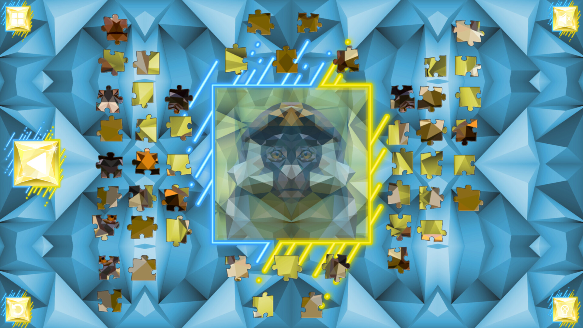 Poly Jigsaw: Primates