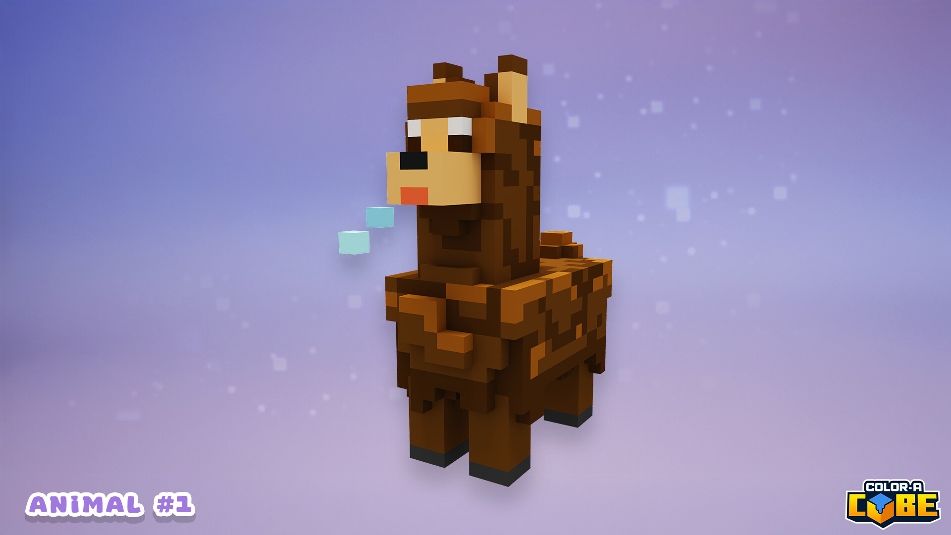 Color-A-Cube - Farm Animal Pack #1