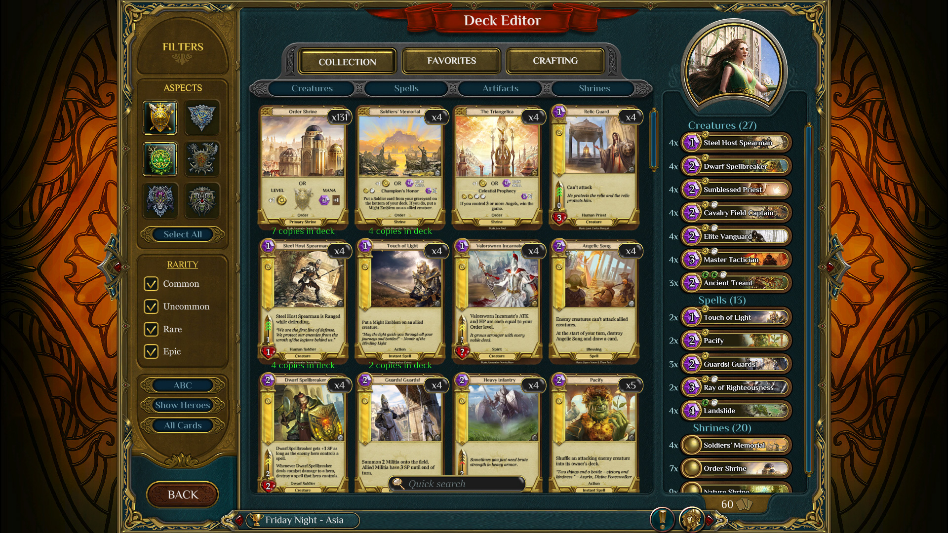 Spellweaver - Soldier Reverence Deck