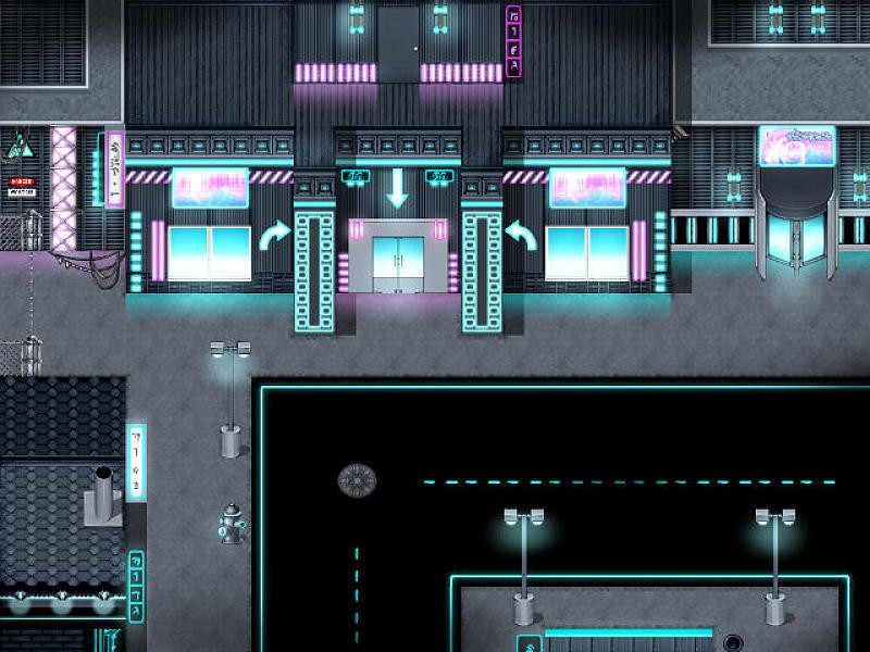 RPG Maker MZ - KR Cyberpunk Tileset