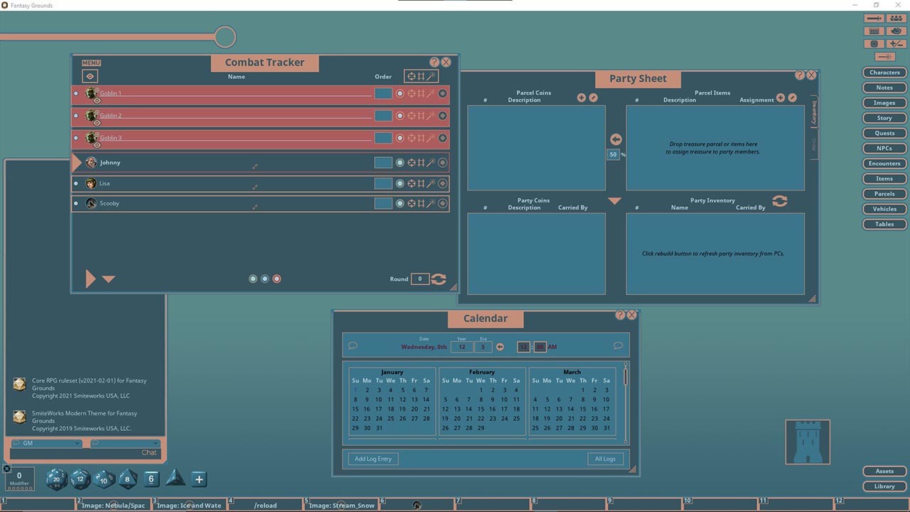 Fantasy Grounds - FG Theme - Modern