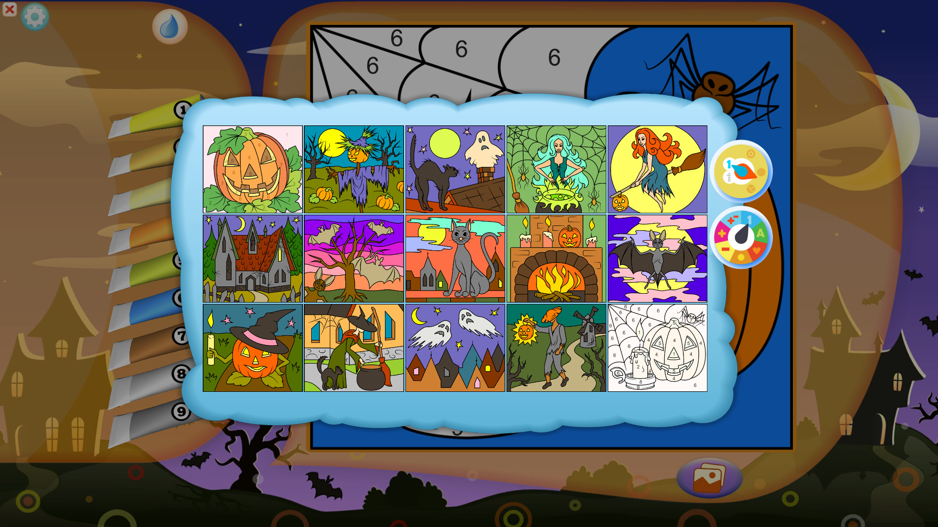 Color by Numbers - Halloween Demo