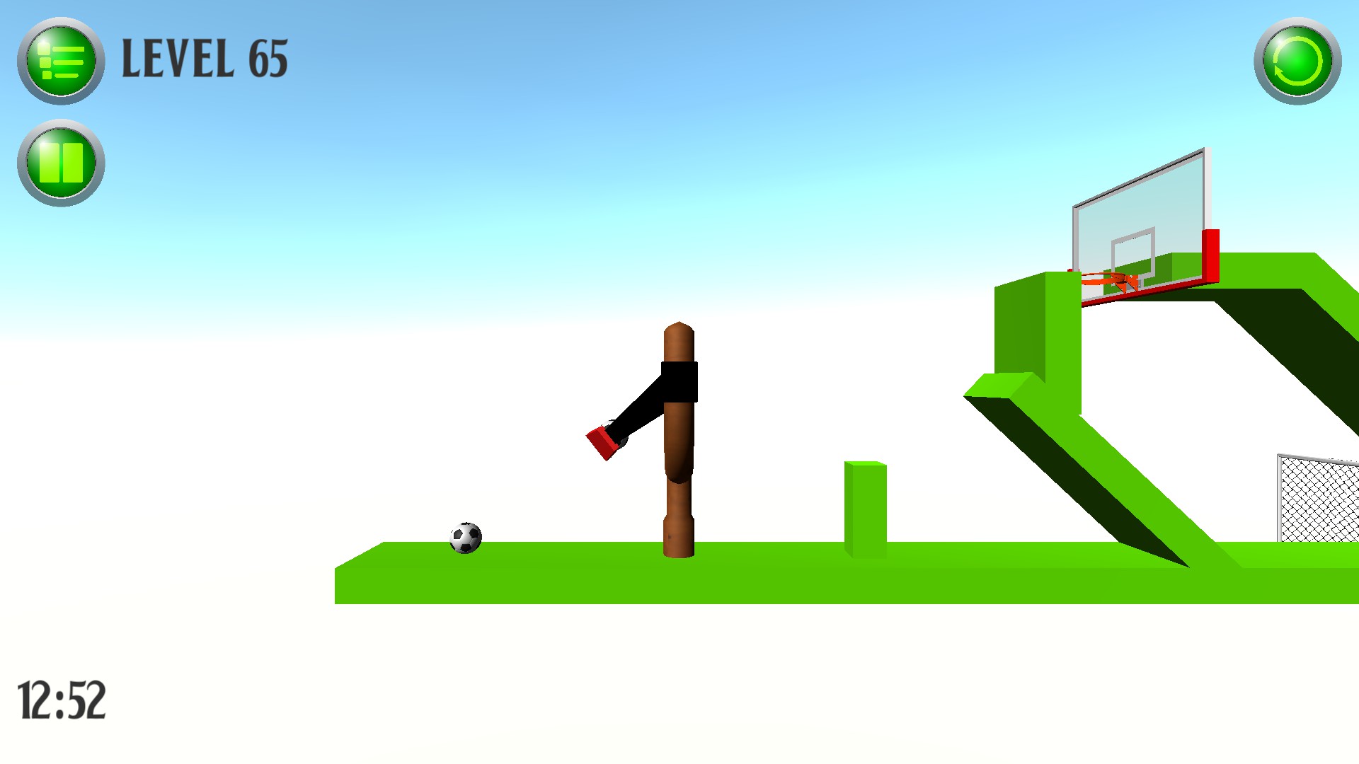 Score a goal (Physical football)