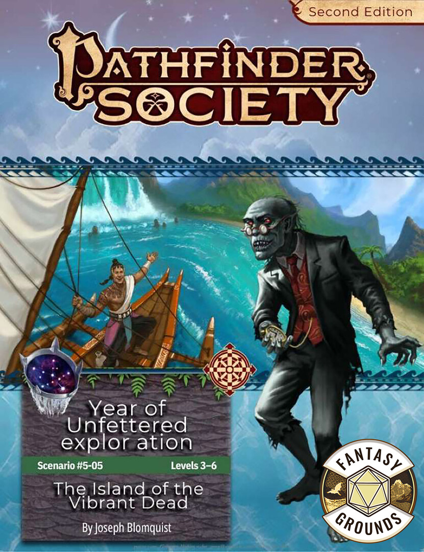 Fantasy Grounds - Pathfinder Society Scenario #5-05: The Island of the Vibrant Dead