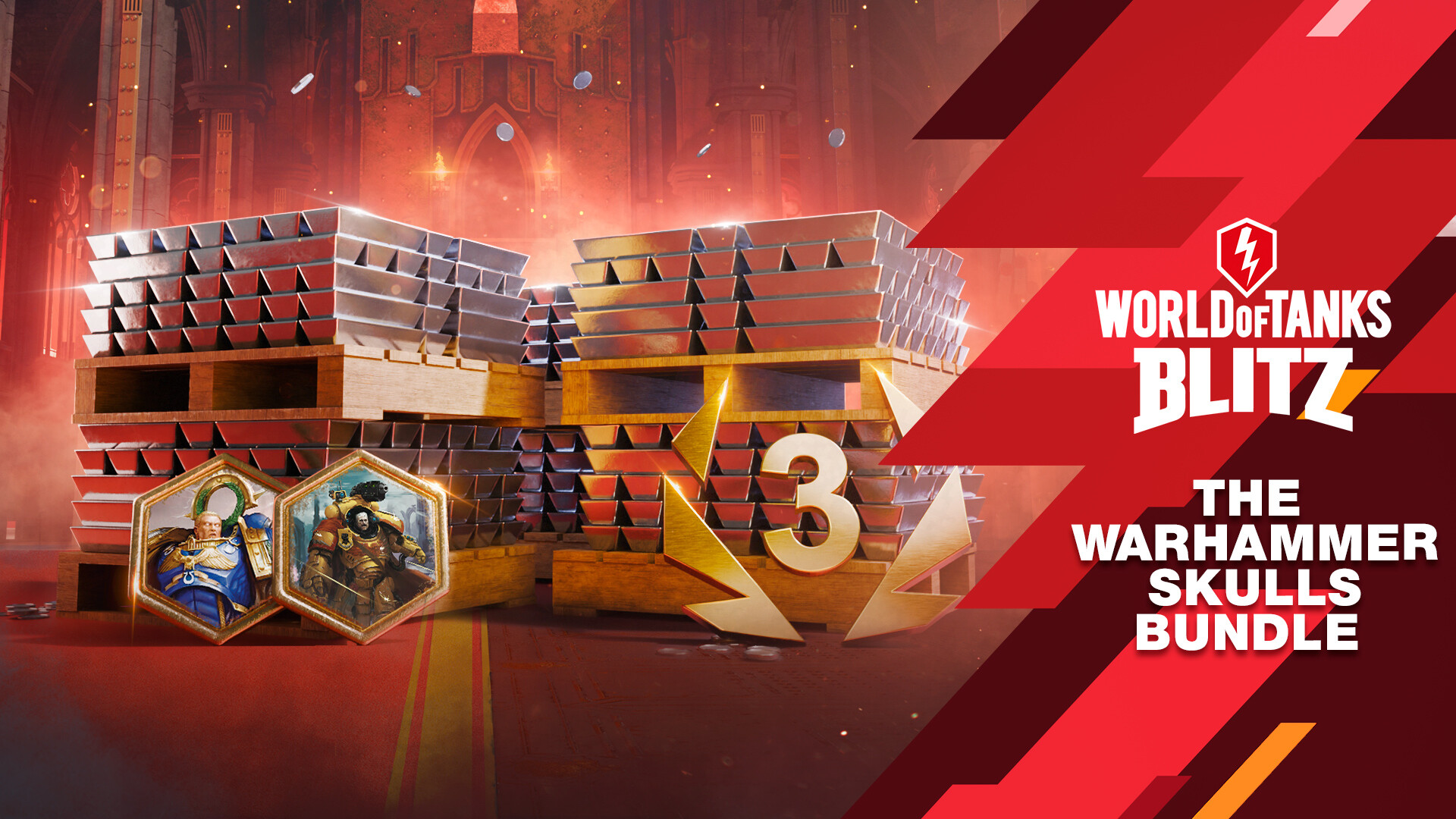 World of Tanks Blitz - Warhammer Skulls Free Pack