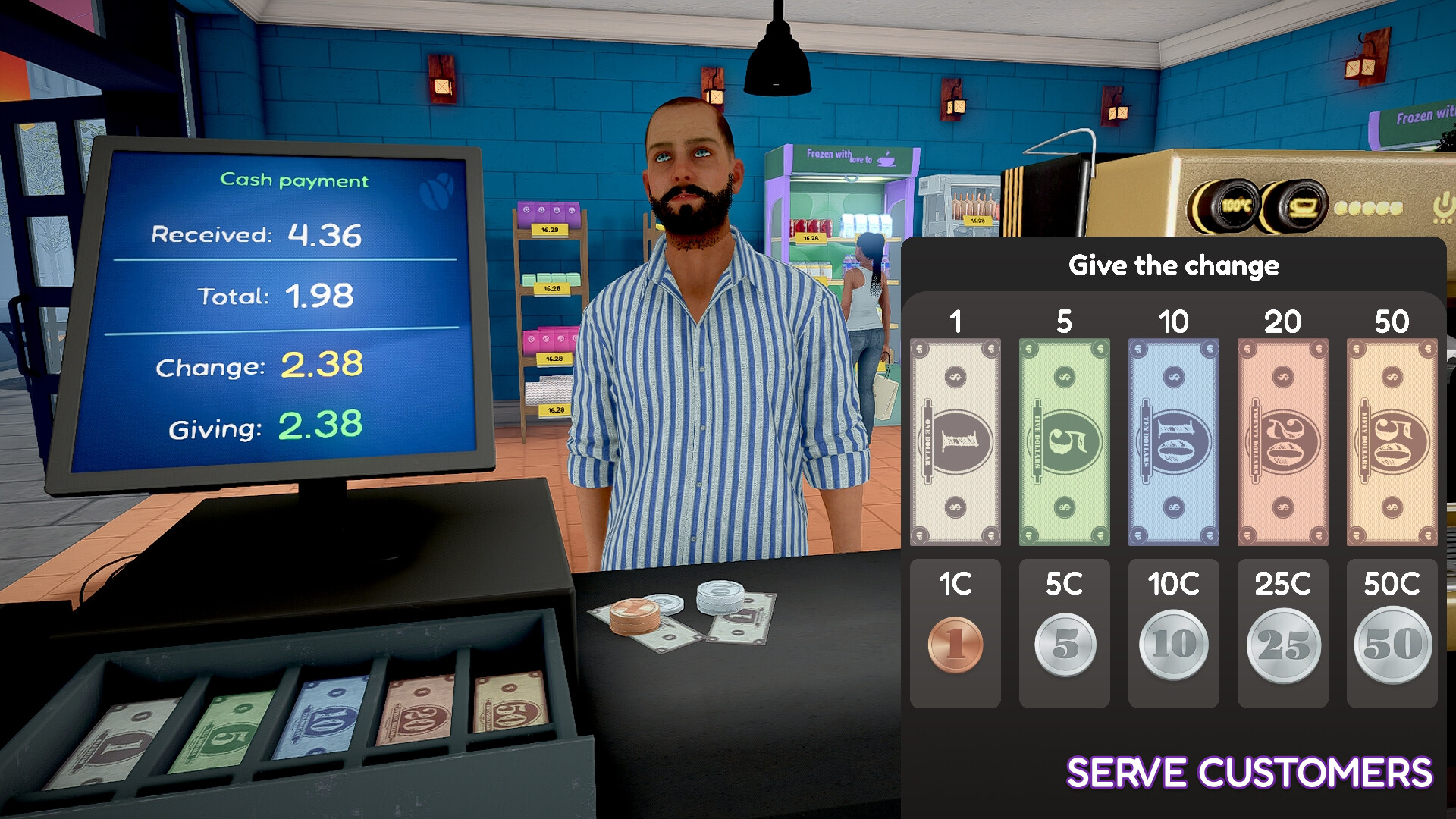 My Cafe Manager Simulator Demo