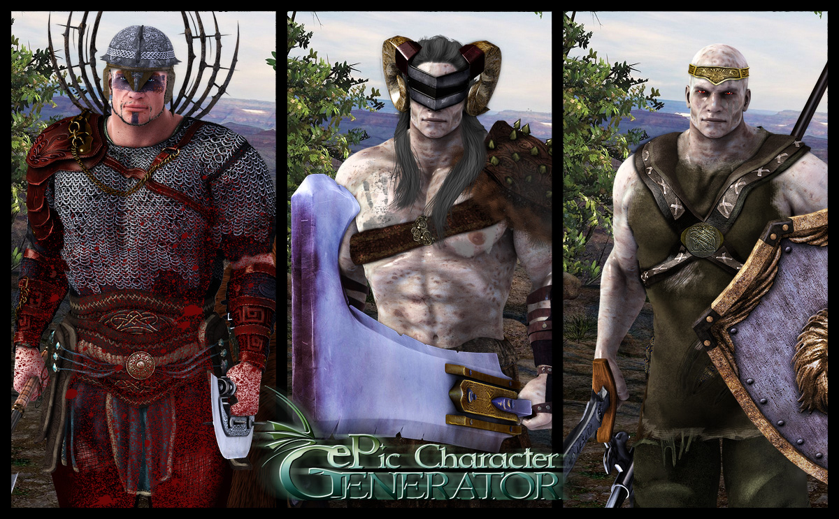 ePic Character Generator - Season #2: Muscular Barbarian