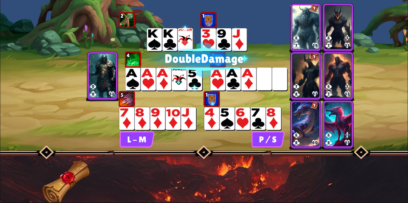 13 Playing Cards Of Demon