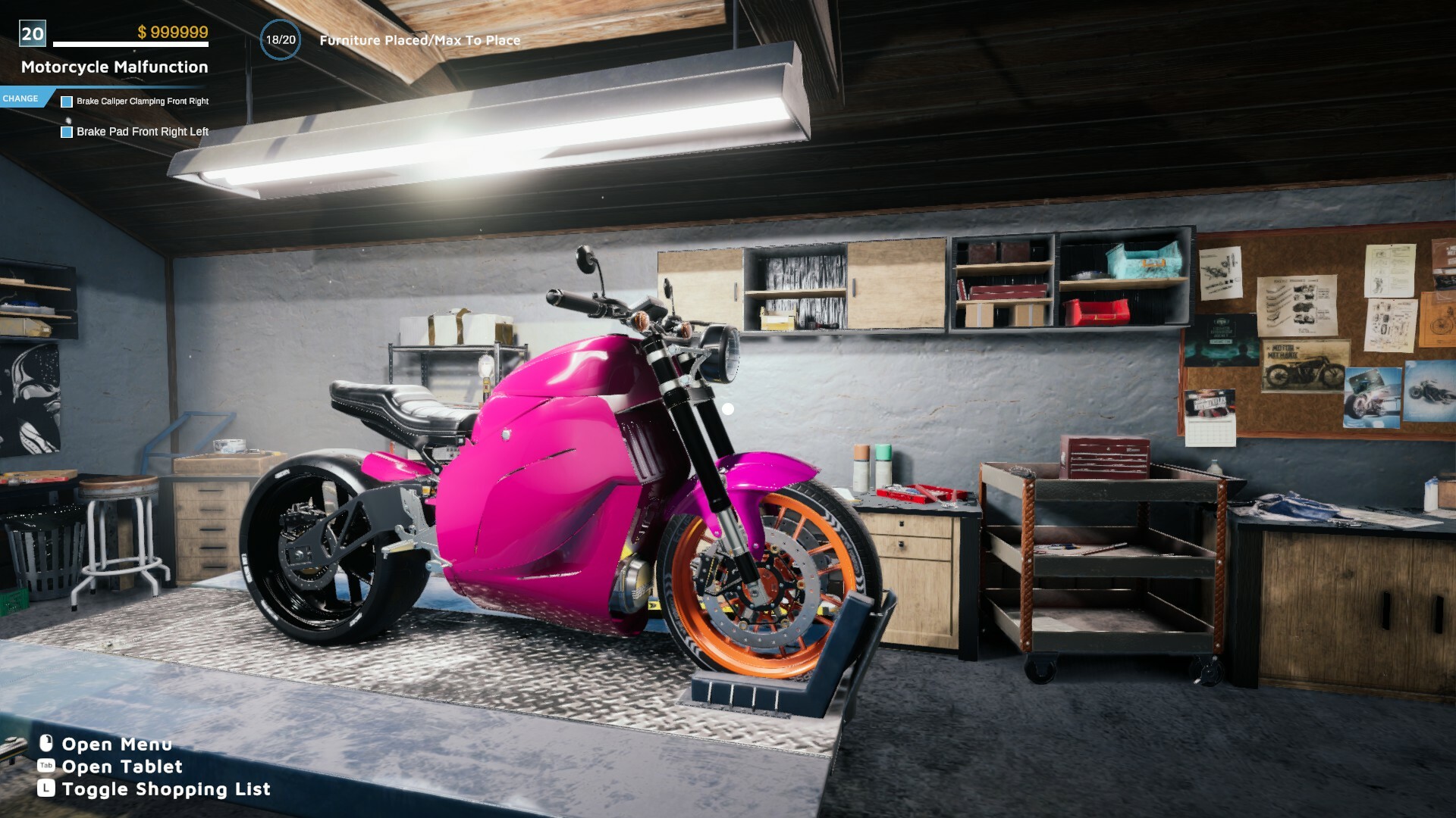 Motorcycle Mechanic Simulator 2021 - Electric Bike DLC