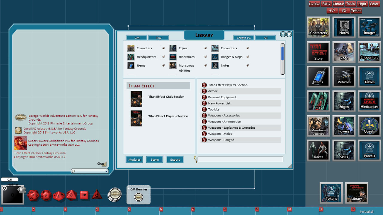 Fantasy Grounds - Titan Effect (Savage Worlds)