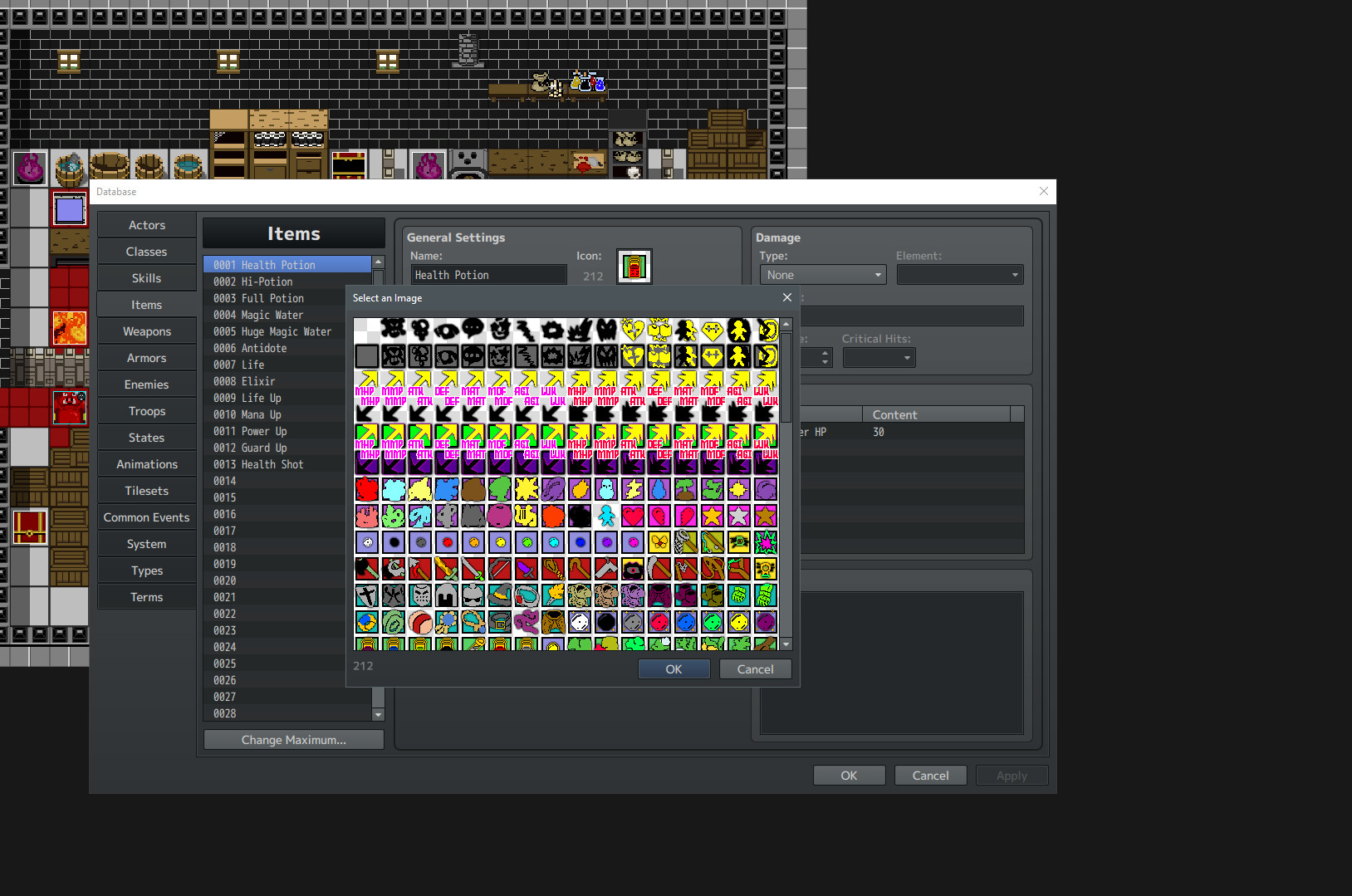 RPG Maker MZ - Pixel Pack 4 Iconsets