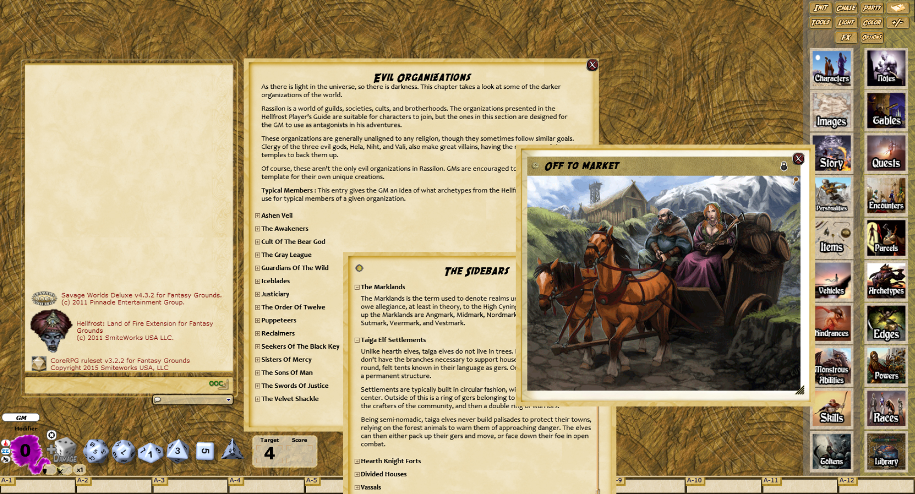 Fantasy Grounds - Hellfrost Gazetteer (Savage Worlds)
