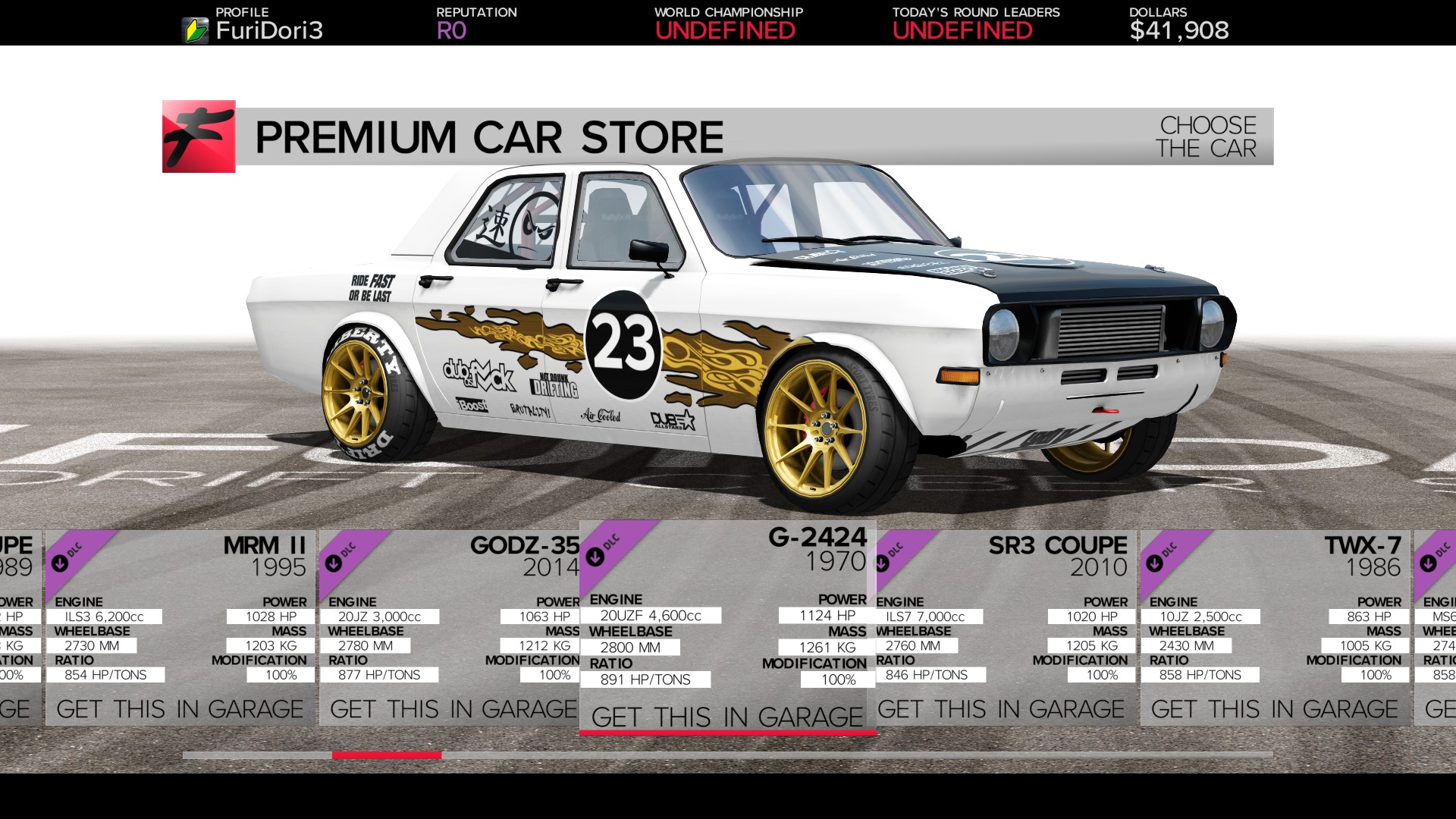 FURIDASHI - PREMIUM CARS PACK#2