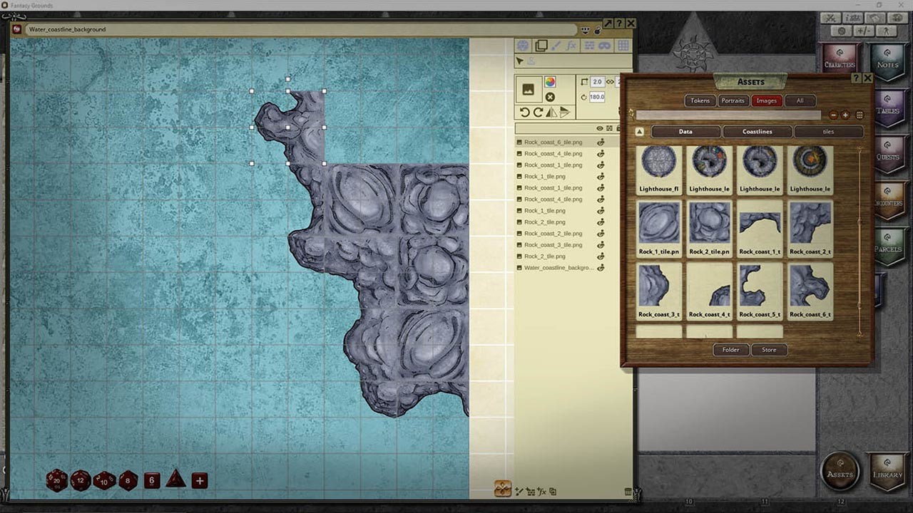 Fantasy Grounds - FG Coastlines Map Pack