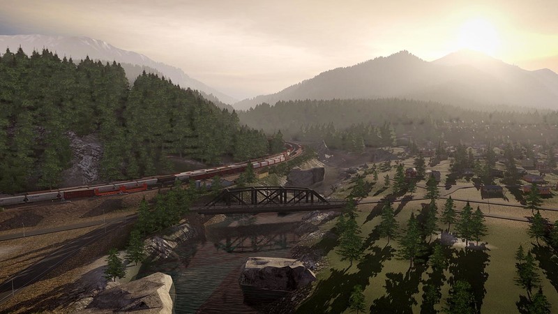 Trainz 2022 DLC - Canadian Rocky Mountains - Golden, BC