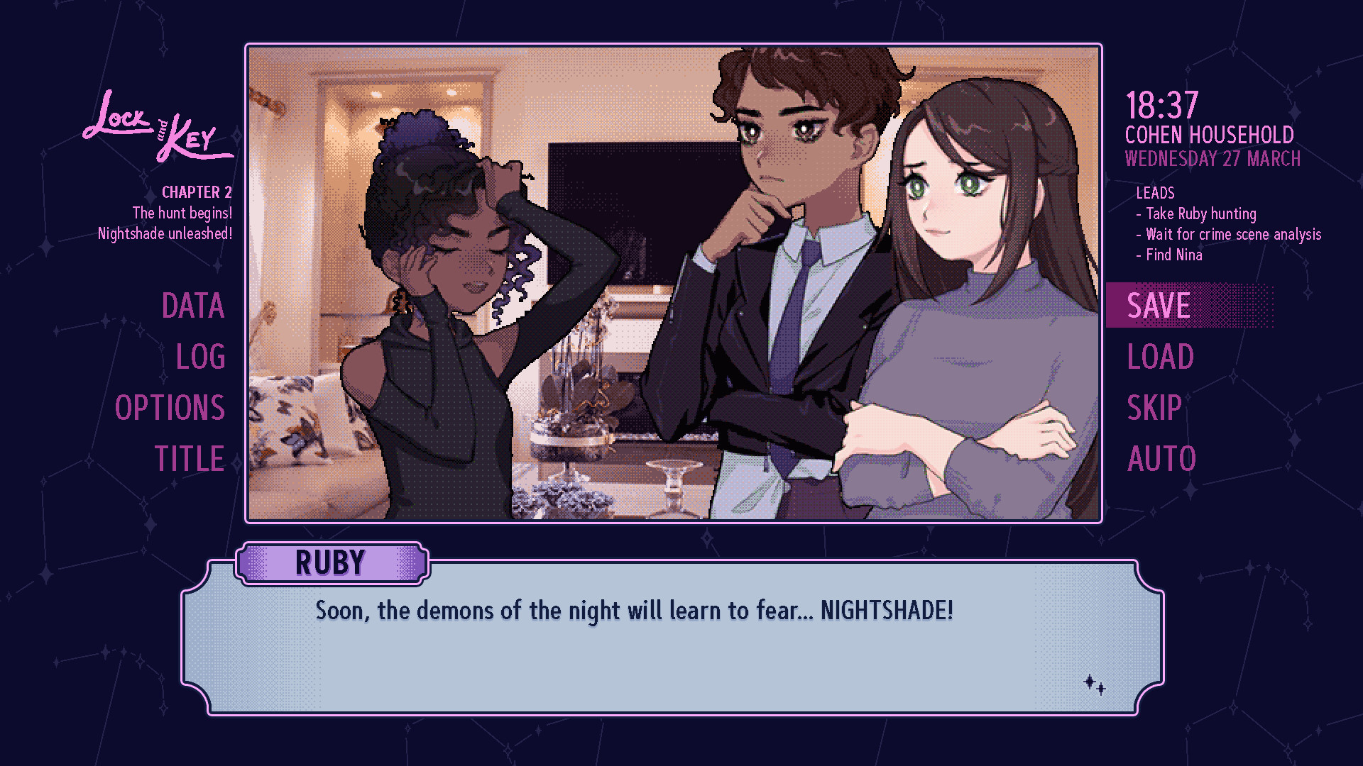 Lock & Key: A Magical Girl Mystery Demo