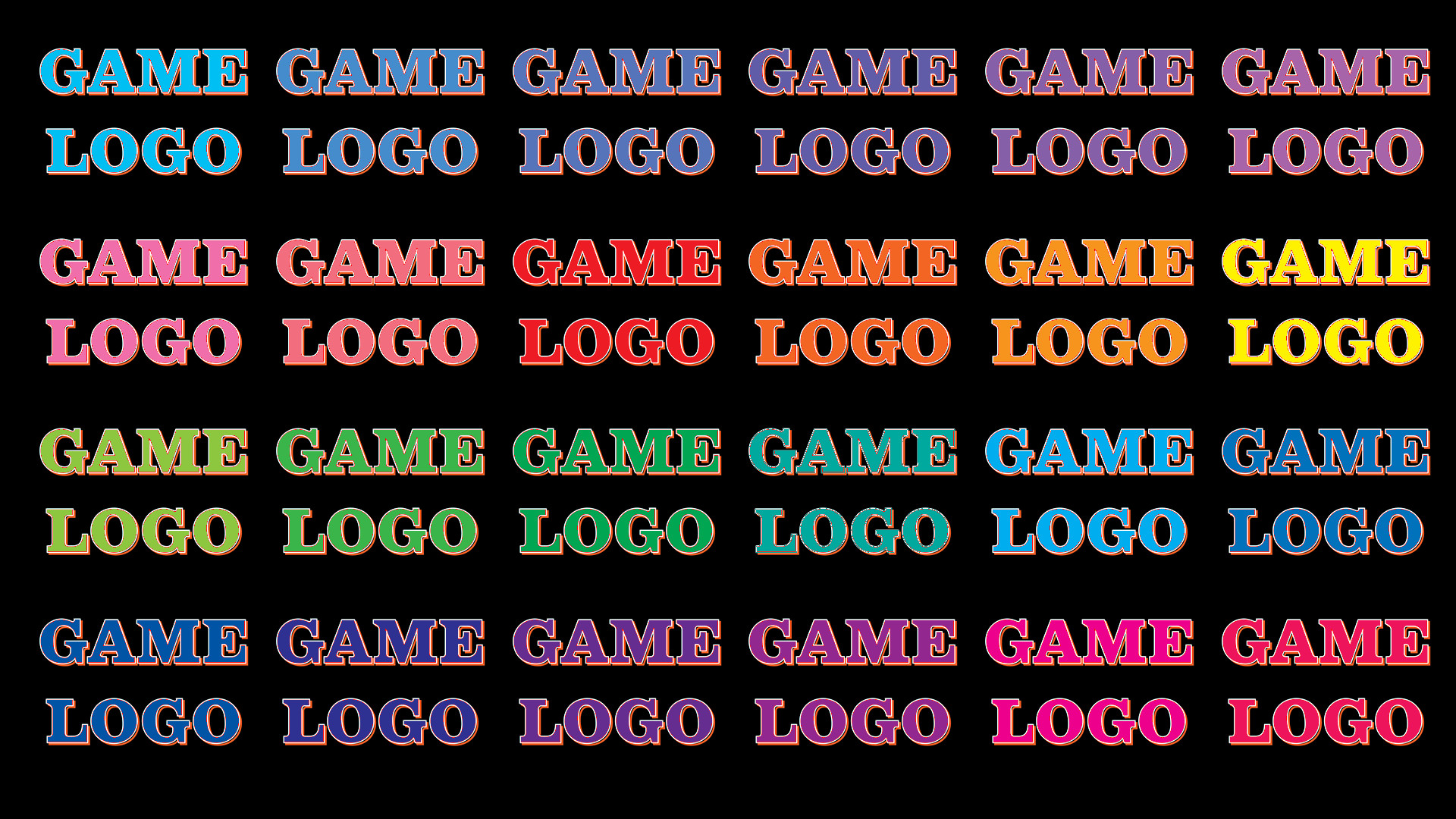 TIGER GAME ASSETS LOGOTYPE VOL.28