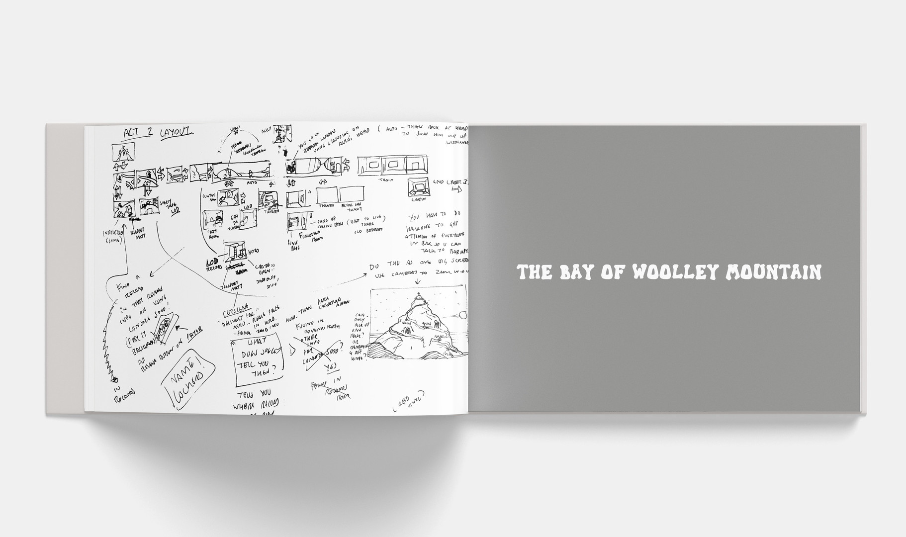 The Mystery Of Woolley Mountain  - Art Book