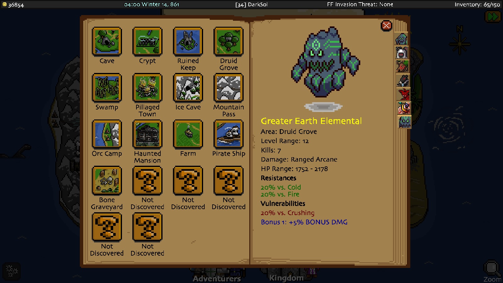 Adventurer Manager