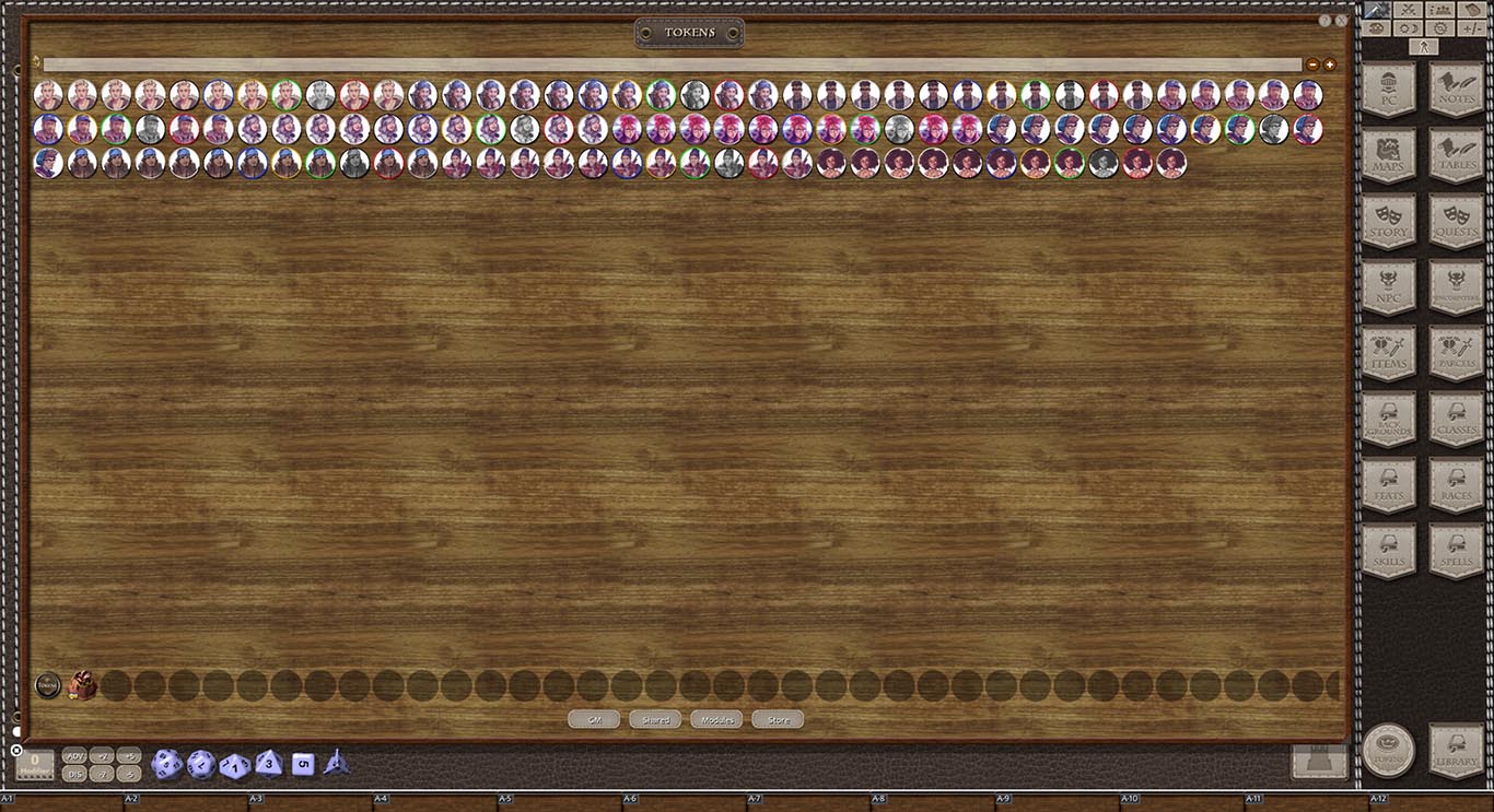 Fantasy Grounds - Moderns Vol 01 (Token Pack)