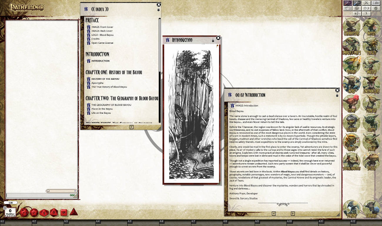 Fantasy Grounds - Scarred Lands: Blood Bayou (PFRPG)