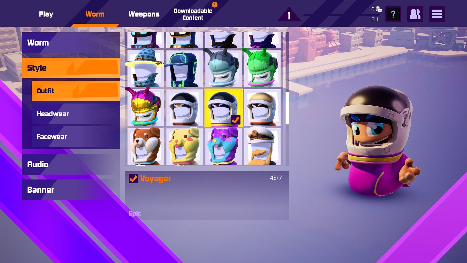Worms Rumble - Spaceworm and Alien Double Pack