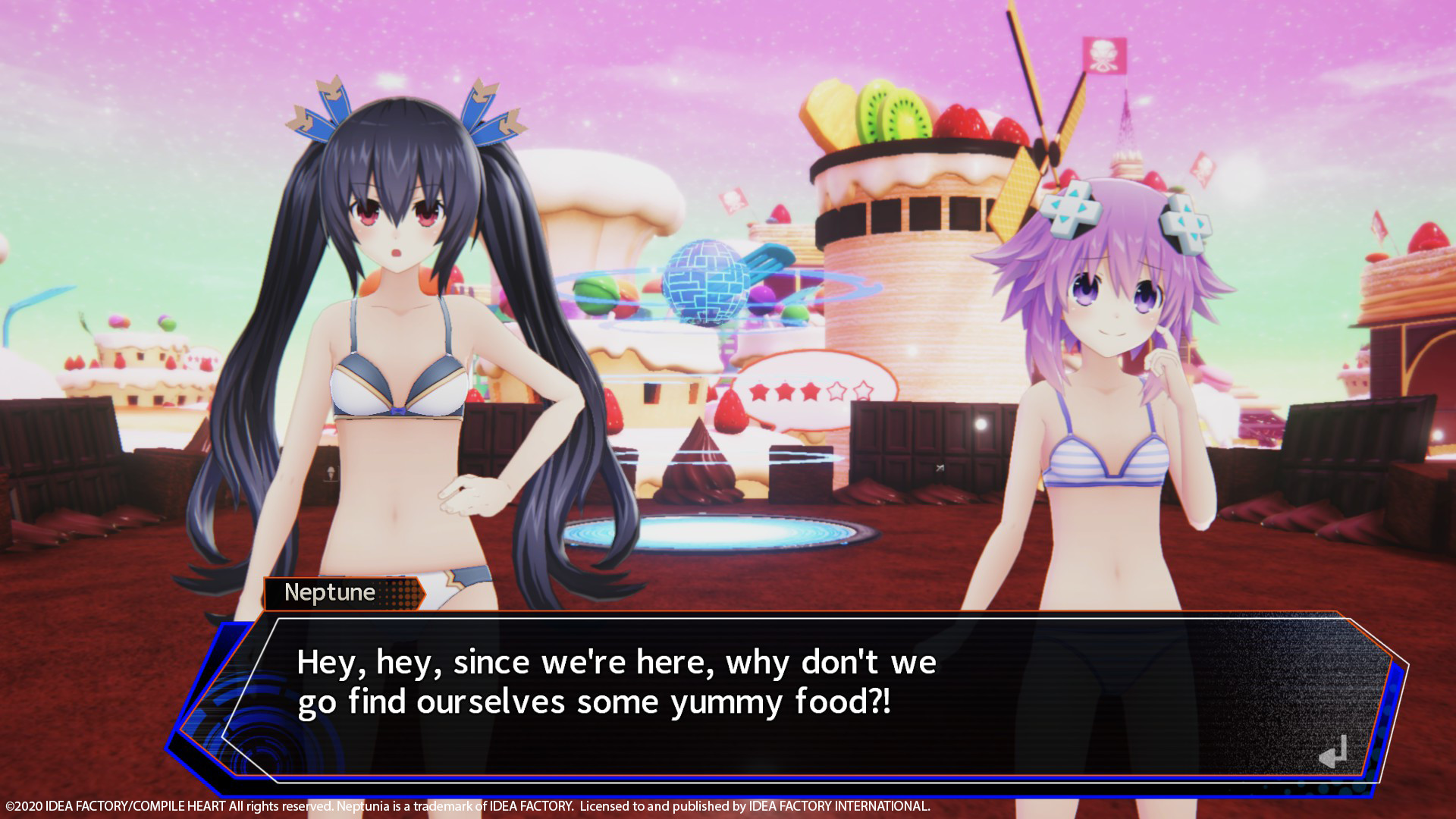 Neptunia Virtual Stars - Swimsuit Outfit: Goddess Set