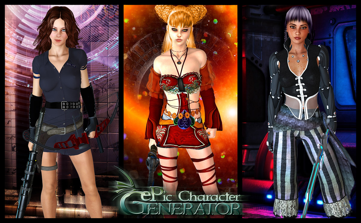 ePic Character Generator - Season #1: Modern Female