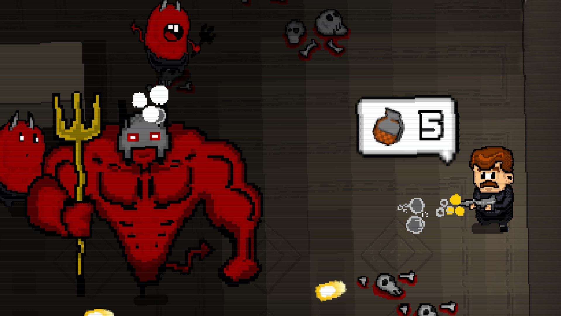 Mustache in Hell