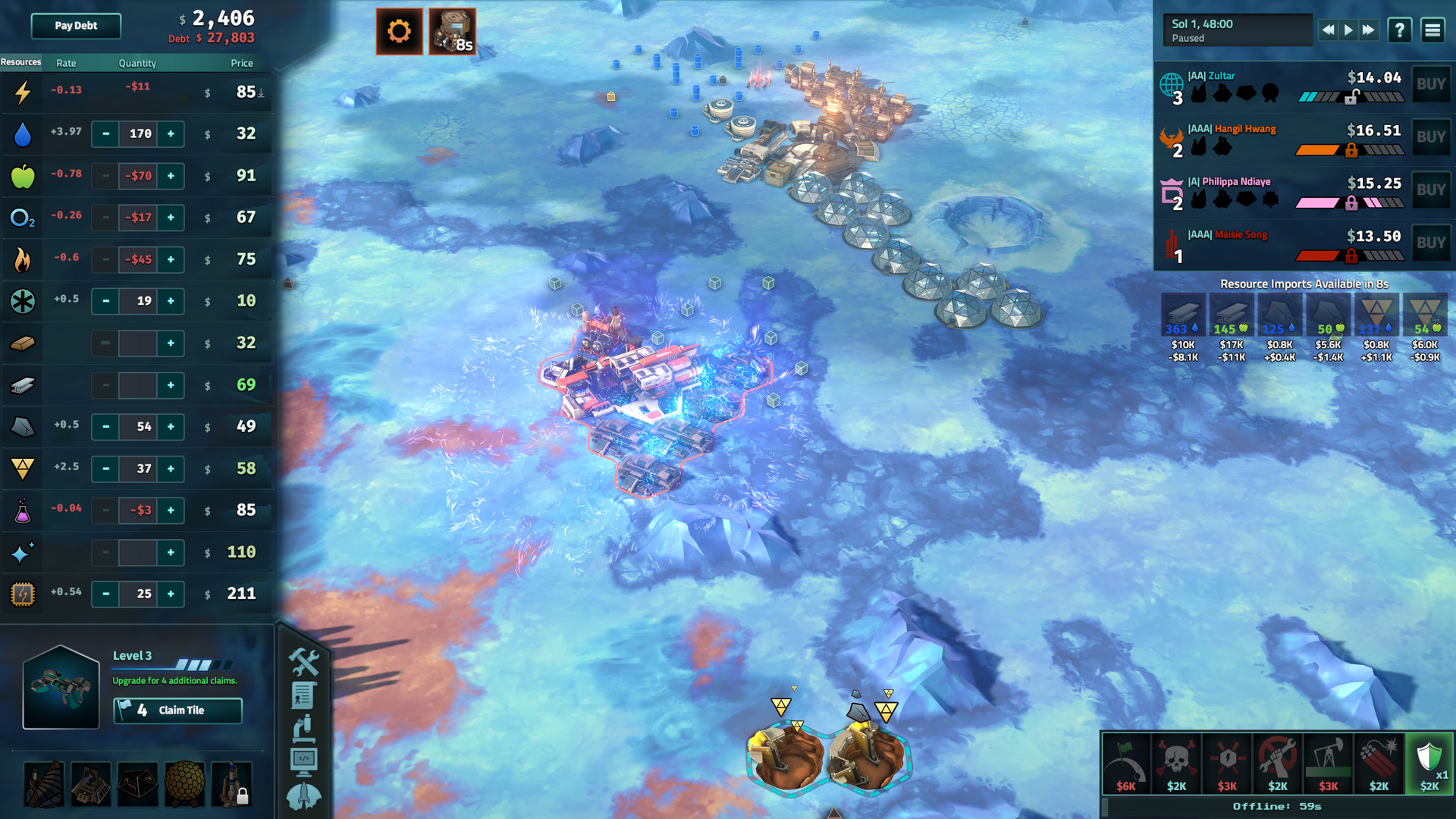 Offworld Trading Company: The Europa Wager Expansion
