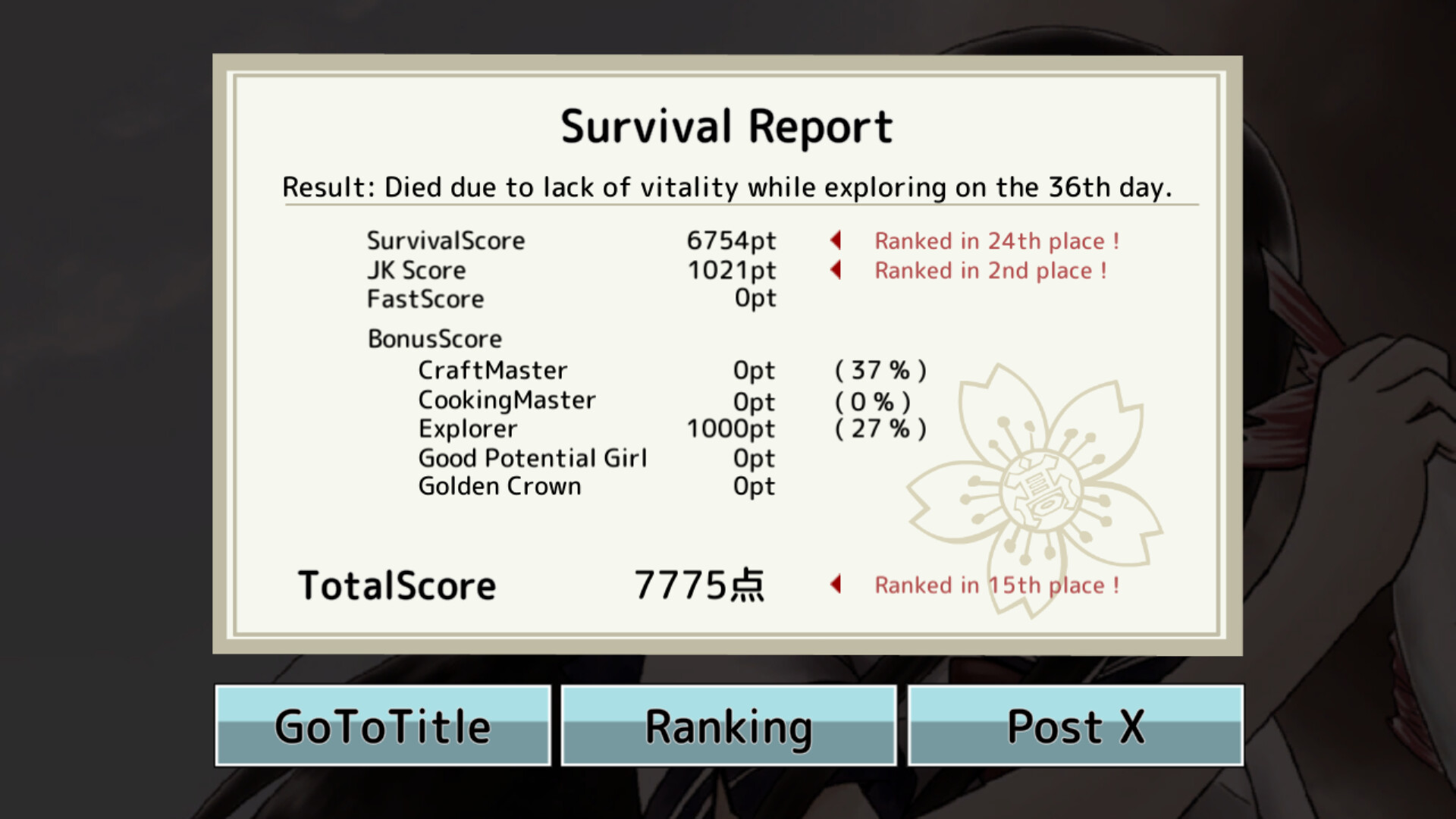 Long Black-Haired Schoolgirl Survival Simulation Game