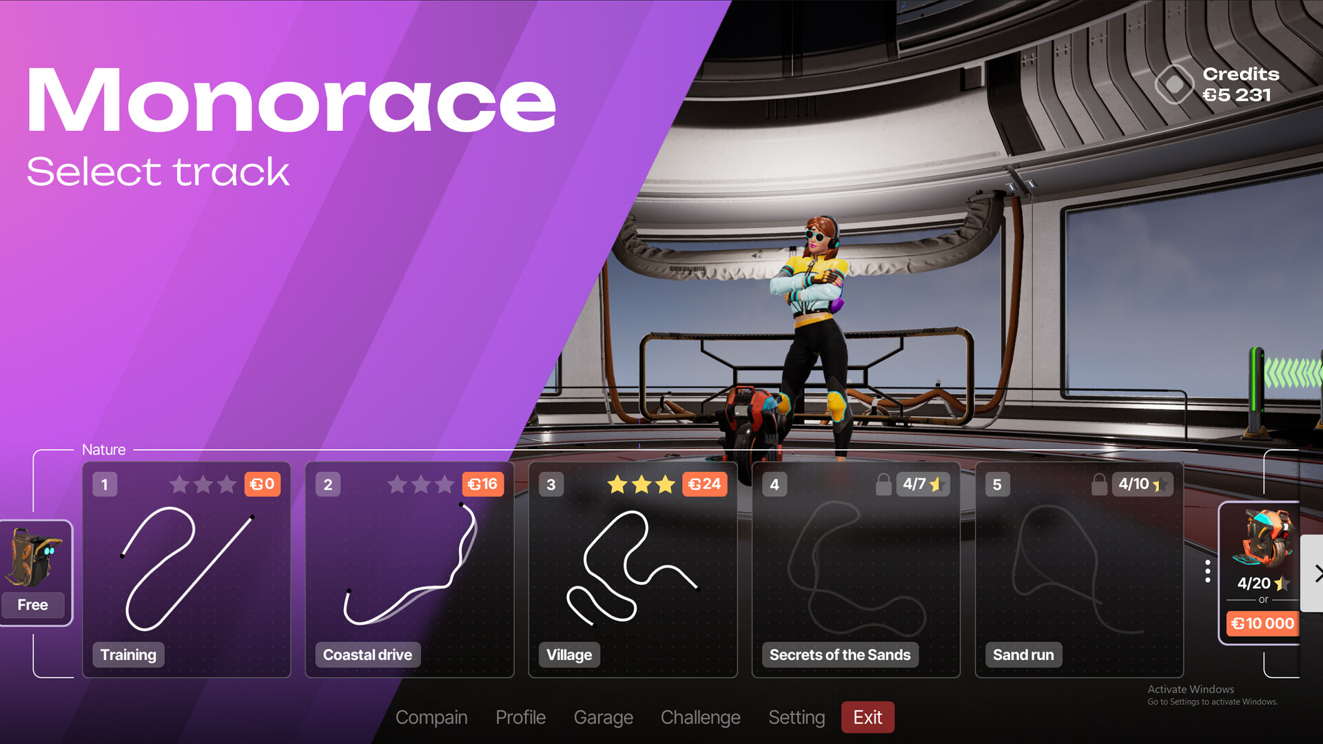 MonoRace Demo
