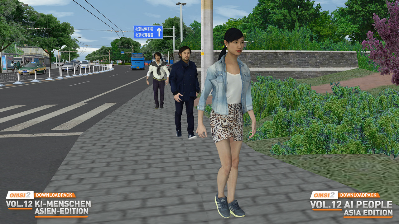 OMSI 2 Add-on Downloadpack Vol. 12 – AI-People - Asia-Edition