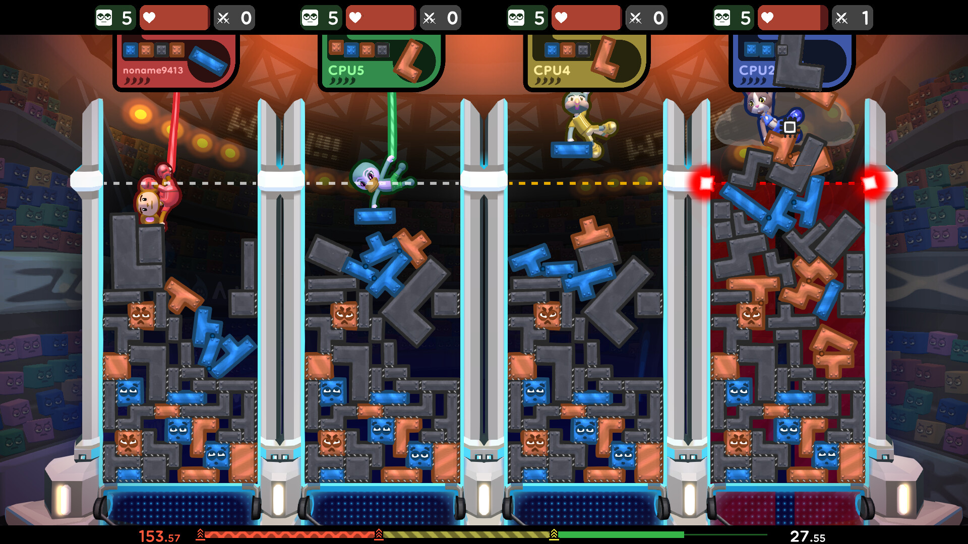 TopplePOP: Bungee Blockbusters