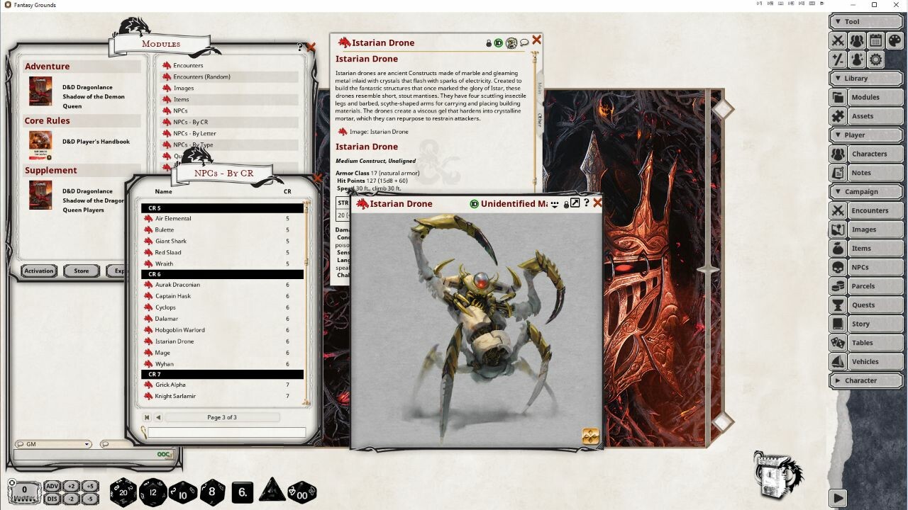 Fantasy Grounds - D&D Dragonlance: Shadow of the Dragon Queen