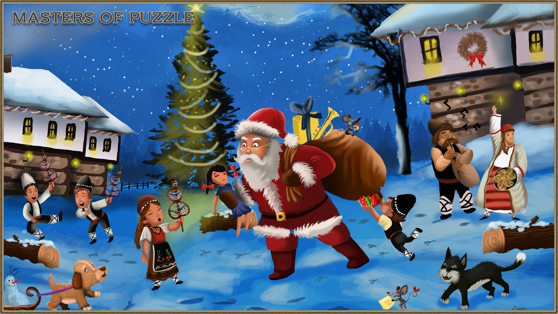 Masters of Puzzle - Christmas Edition: A Visitor in the Village Square