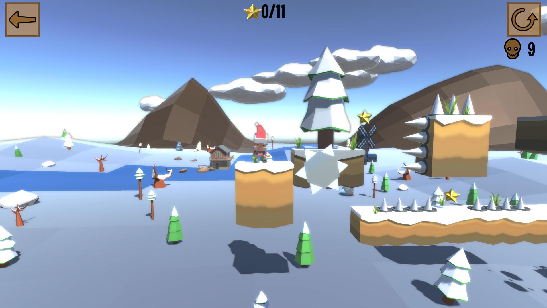 Santa in search of toys