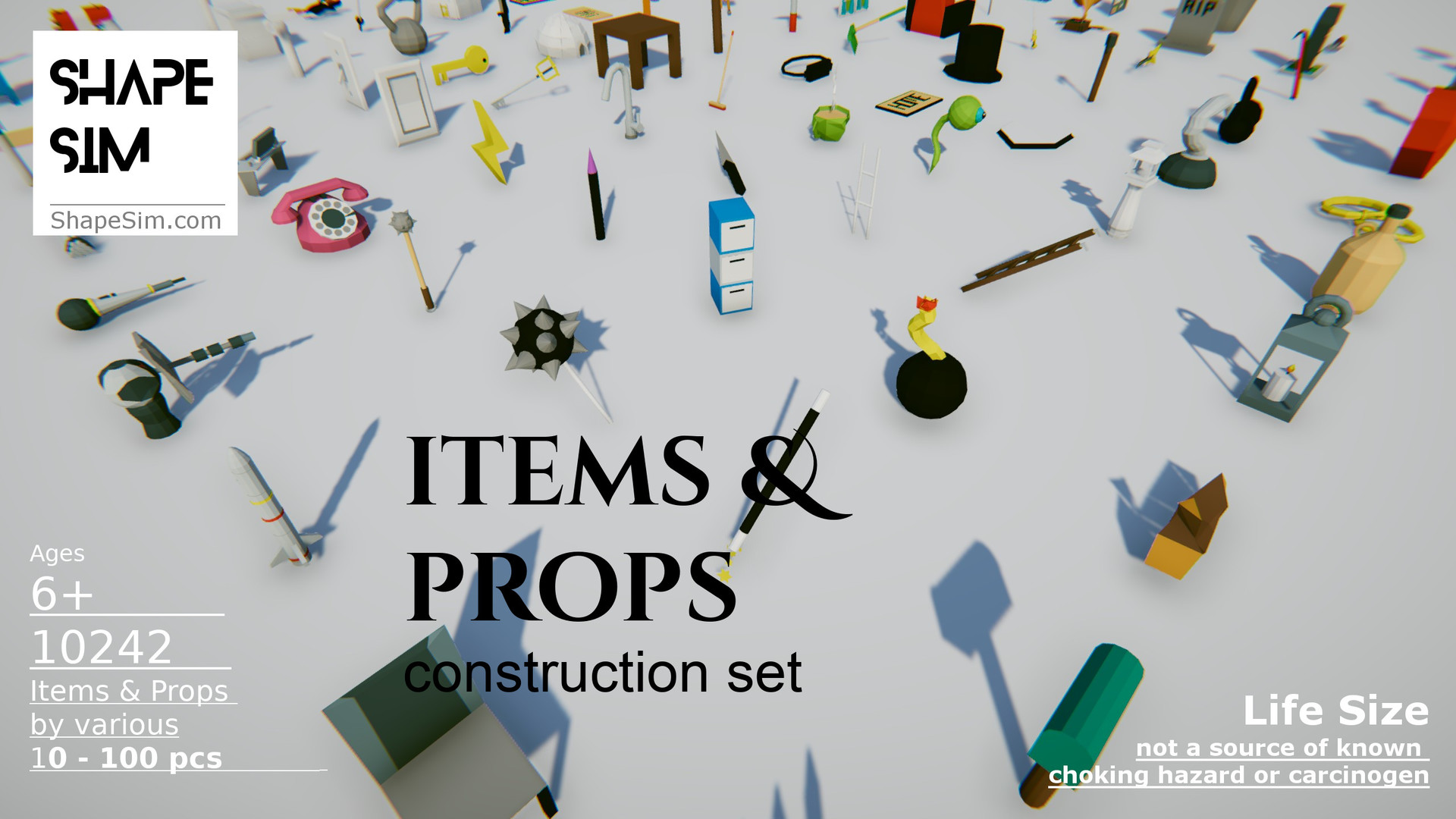 ShapeSim - Items & Props Pack 3