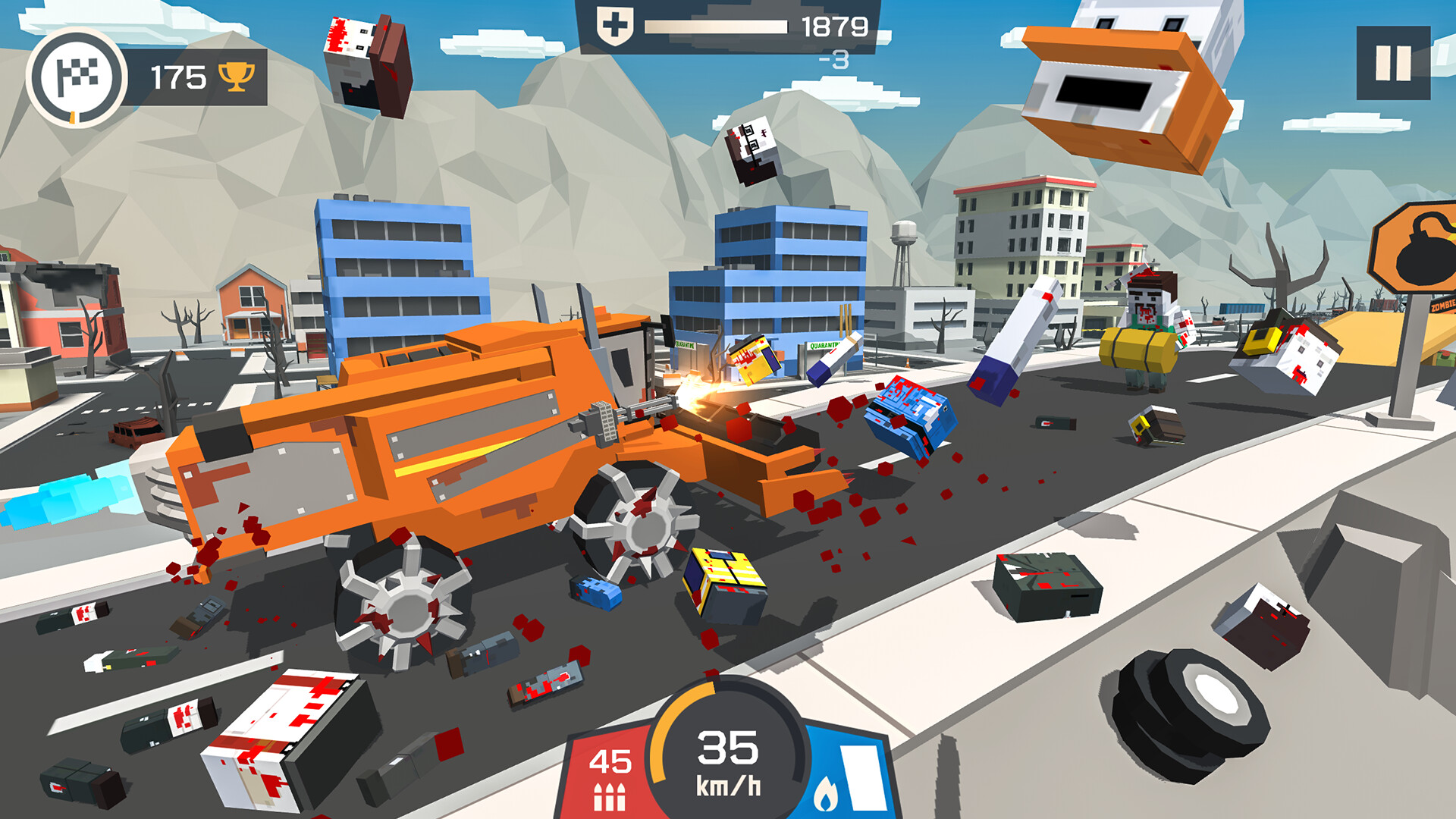 Zombie Derby: Pixel Survival