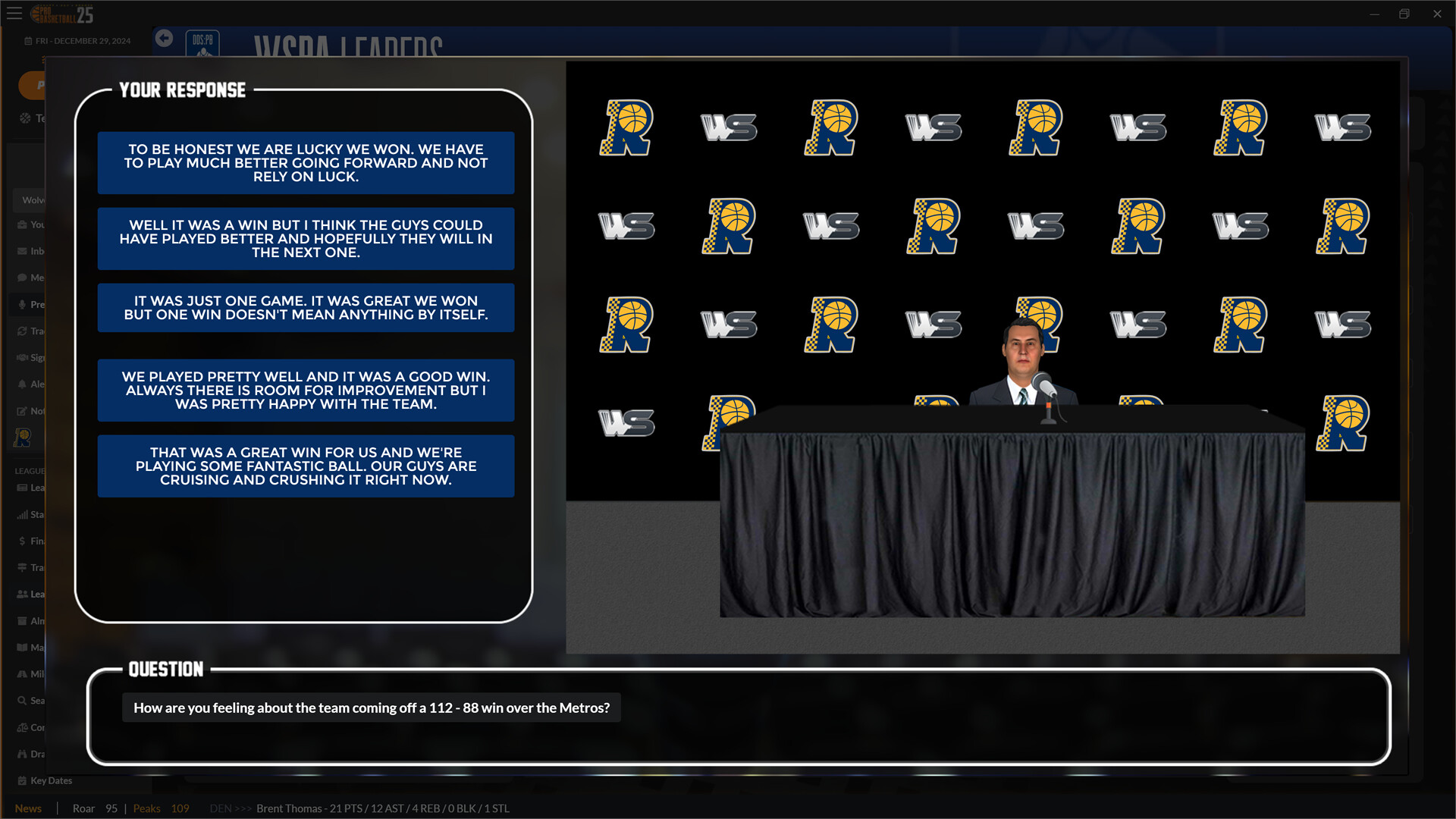 Draft Day Sports: Pro Basketball 2025